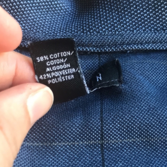 Van heusen navy checked polo - Picture 4 of 6